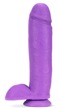 "Neo - 10 Inch Dual Density Dildo - Neon Purple BL-34531"