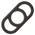 "Alpha Liquid Silicone Commander Ring - Black SE1492212"