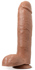 "Au Naturel - Huge - 10 Inch Dildo - Mocha BL-26717"