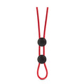 "Stay Hard - Silicone Double Loop Cock Ring - Red BL-32098"