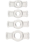 "Titanmen Tools Cock Ring Set - Clear DJ3503-07"
