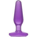 "Crystal Jellies Butt Plug - Medium - Purple DJ0289-06"