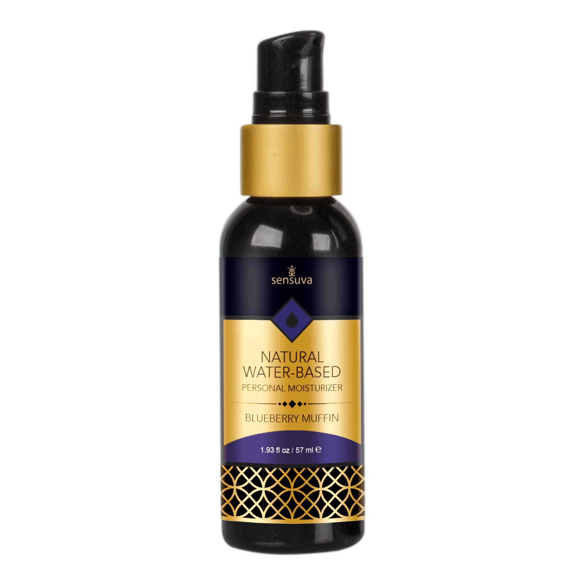 "Natural Water-Based Personal Lubricant 1.93 Fl. Oz. - Blueberry Muffin SEN-VL691"