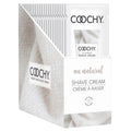 "Coochy Shave Cream - Au Natural - 15 ml Foils 24 Count Display COO1001-99D"