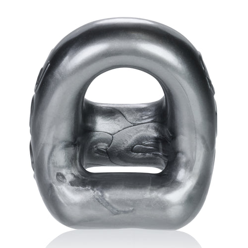 "360 2- Way Cockring and Ballsling - Steel OX-3013-STL"
