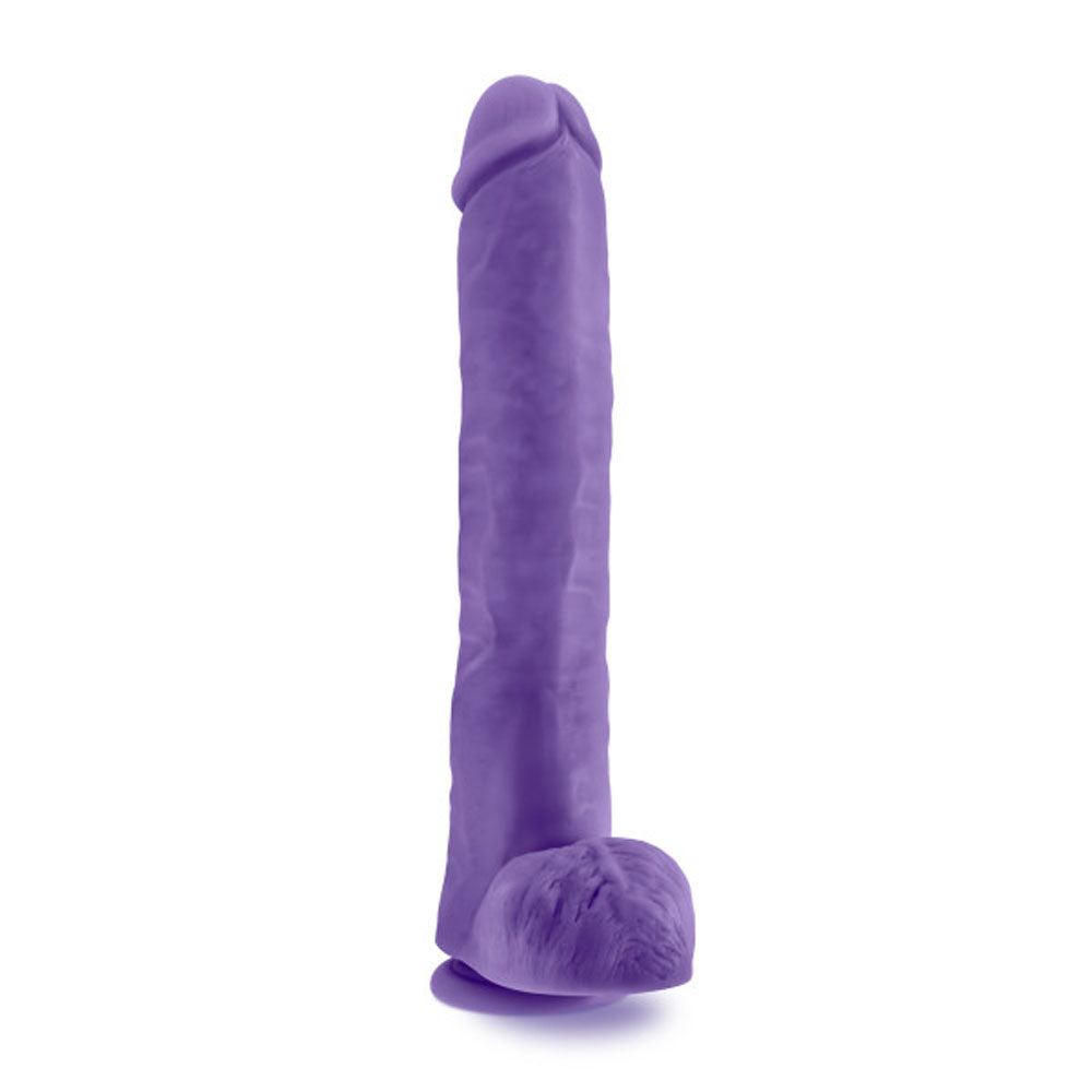 "Au Naturel - Bold - Daddy - 14 Inch Dildo - Purple BL-26641"