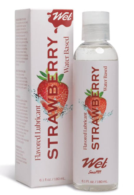 "Wet Flavored Lubricant Sexy Strawberry 3.1oz WT26404"