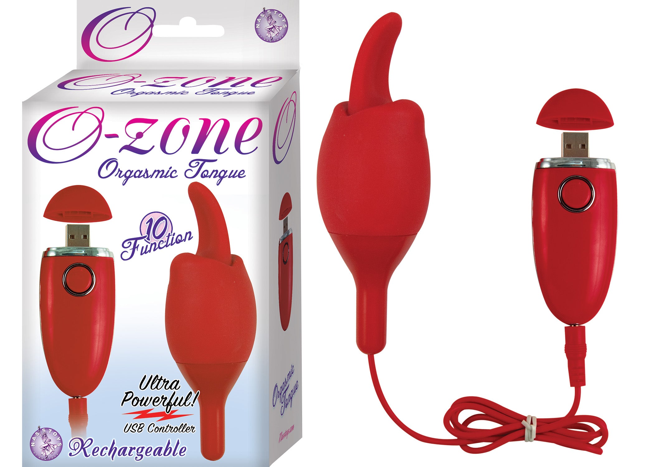 "Ozone Orgasmic Tongue - Red NW2710-RED"