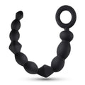 "Anal Adventures Platinum - Silicone Beginner Anal  Beads - Black BL-23945"