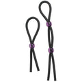 "Silicone Cock Ties - Black DJ2129-02"