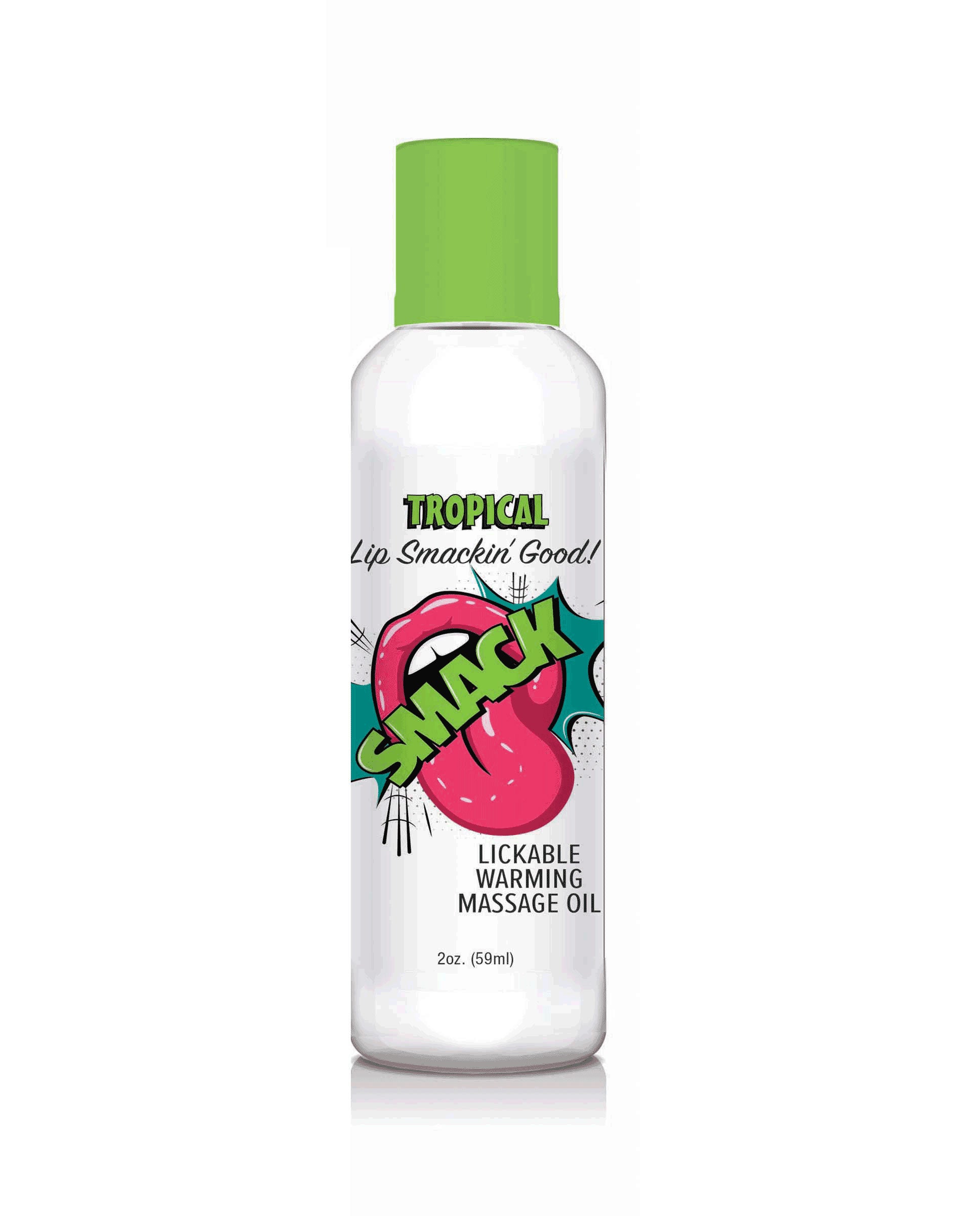 "Smack Warming and Lickable Massage Oil - Tropical 2 Oz LG-BT410"