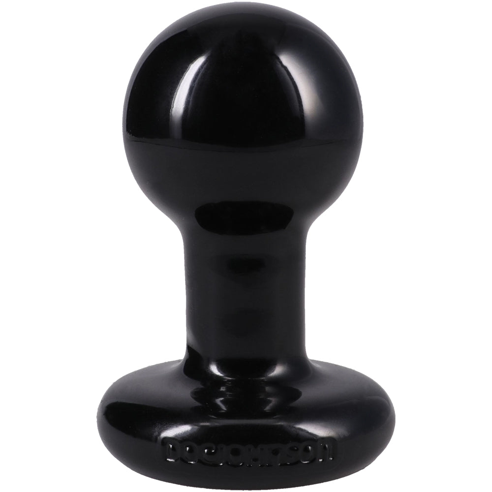 "Round Butt Plug Large - Black DJ0244-59-CD"