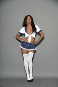 "Sexy School Girl - One Size - Blue Plaid ES-B53083BLUOS"