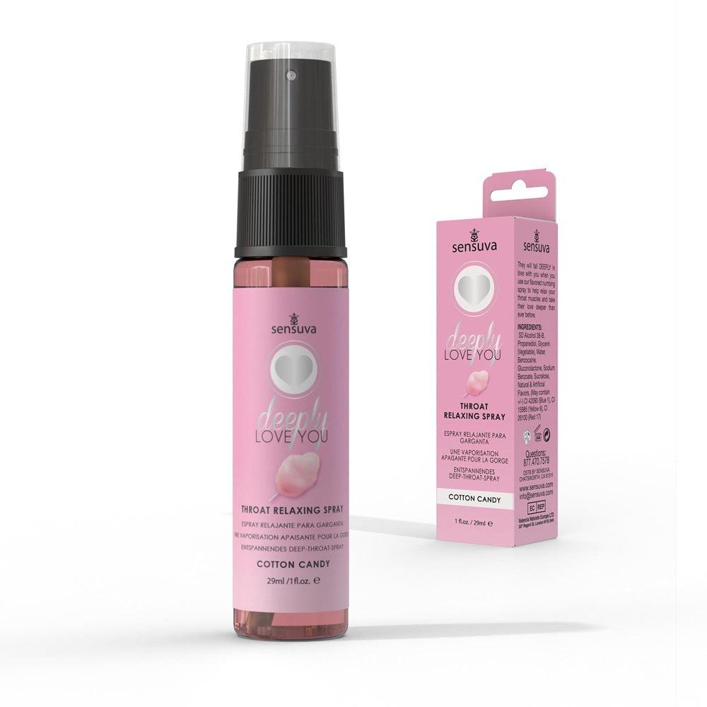 "Deeply Love You Throat Relaxing Spray - 1 Fl. Oz. - Cotton Candy SEN-VL501-ML"