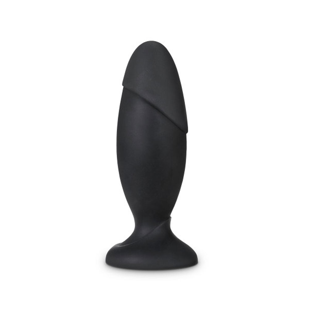 "Anal Adventures - Platinum - Silicone Rocket Plug - Black BL-12345"