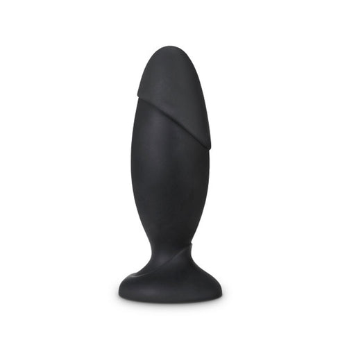 "Anal Adventures - Platinum - Silicone Rocket Plug - Black BL-12345"