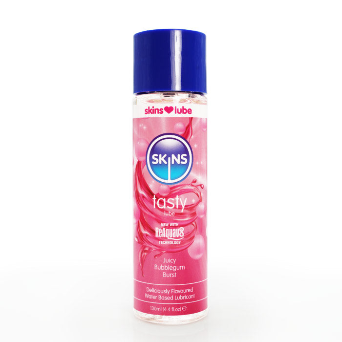 "Skins Bubblegum Water Based Lubricant 4.4oz CC-SKLUBBUB4"