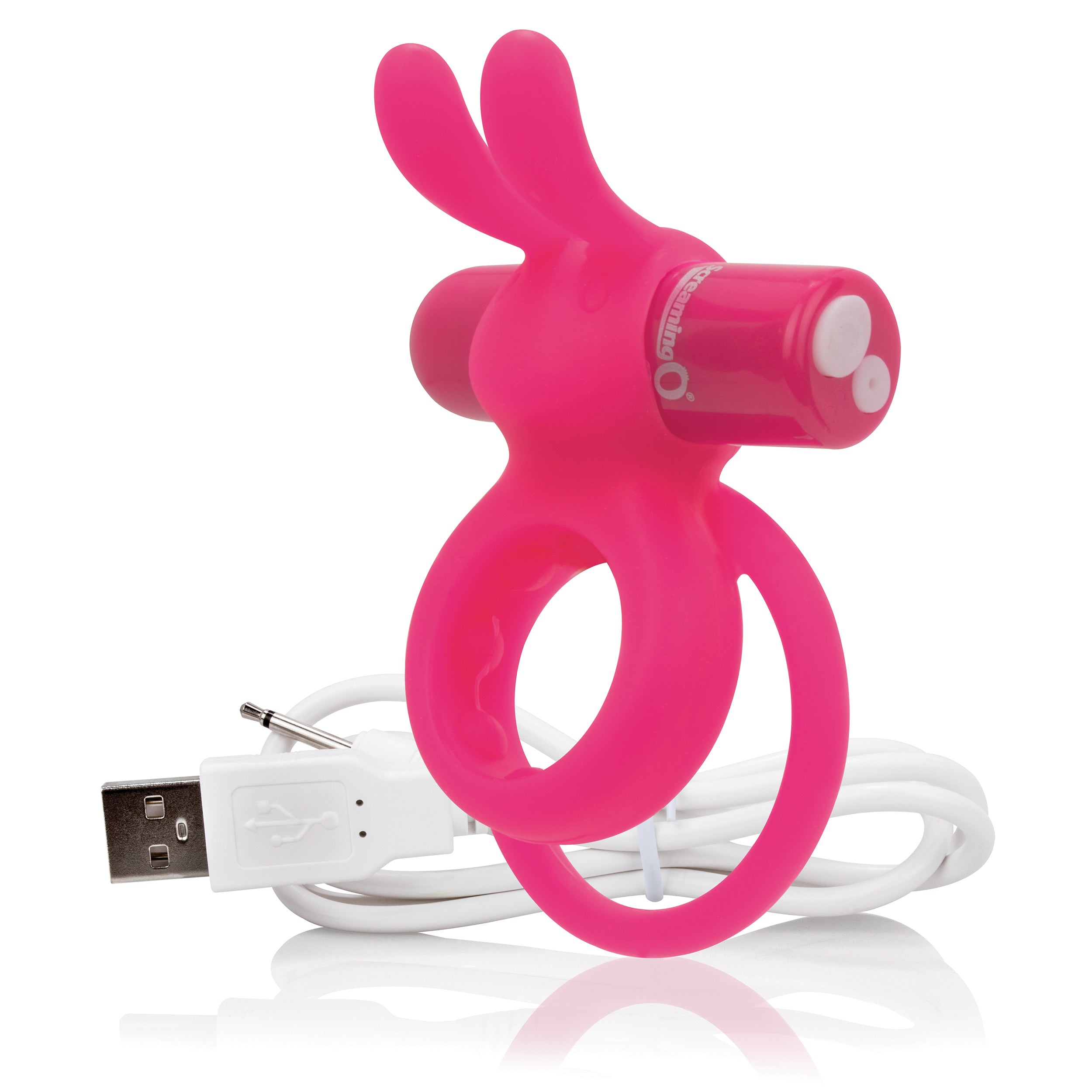"Charged Ohare Rechargeable Rabbit Vibe - Pink AHAR-PK-101E"