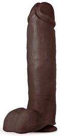 "Au Naturel - Huge - 10 Inch Dildo - Chocolate BL-26716"