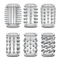"Stay Hard Cock Sleeve Kit - Clear BL-60612"
