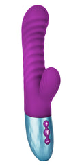 "Delola Liquid Silicone Rabbit - Purple FF-1027-02"