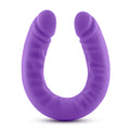 "Ruse - 18 Inch Silicone Slim Double Dong - Purple BL-32291"