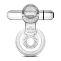 "Stay Hard - 10 Function Vibrating Tongue Ring - Clear BL-66912"