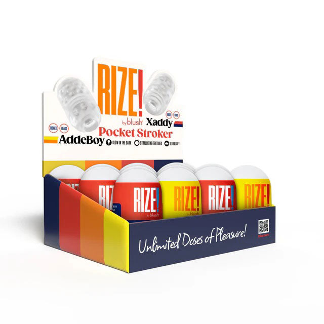 "Rize - the Pill Mini Stroker - 12 Pack Display BL-99901-12"