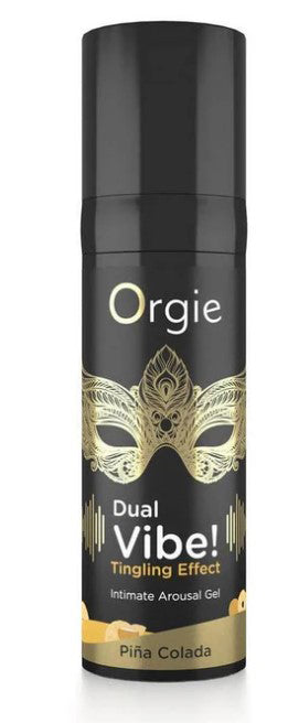 "Dual Vibe Pina Colada Kissable Liquid Vibrator - 15ml CC-OG-17311"