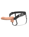 "Fantasy X-Tensions Elite 7 Vibrating Hollow Silicone Strap-on - Light PD4171-21"