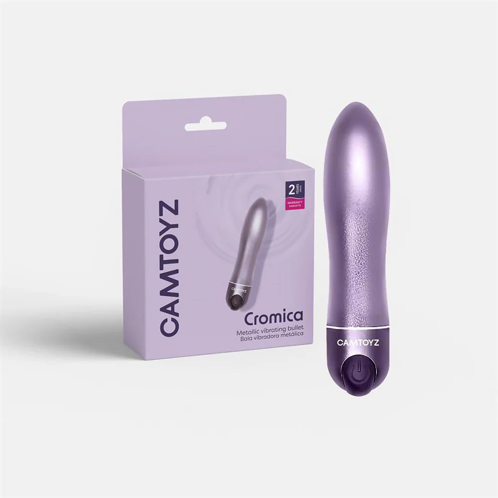 "Cromica Camtoyz Metallic Vibrating Bullet - Purple CT-JVB-1136C"
