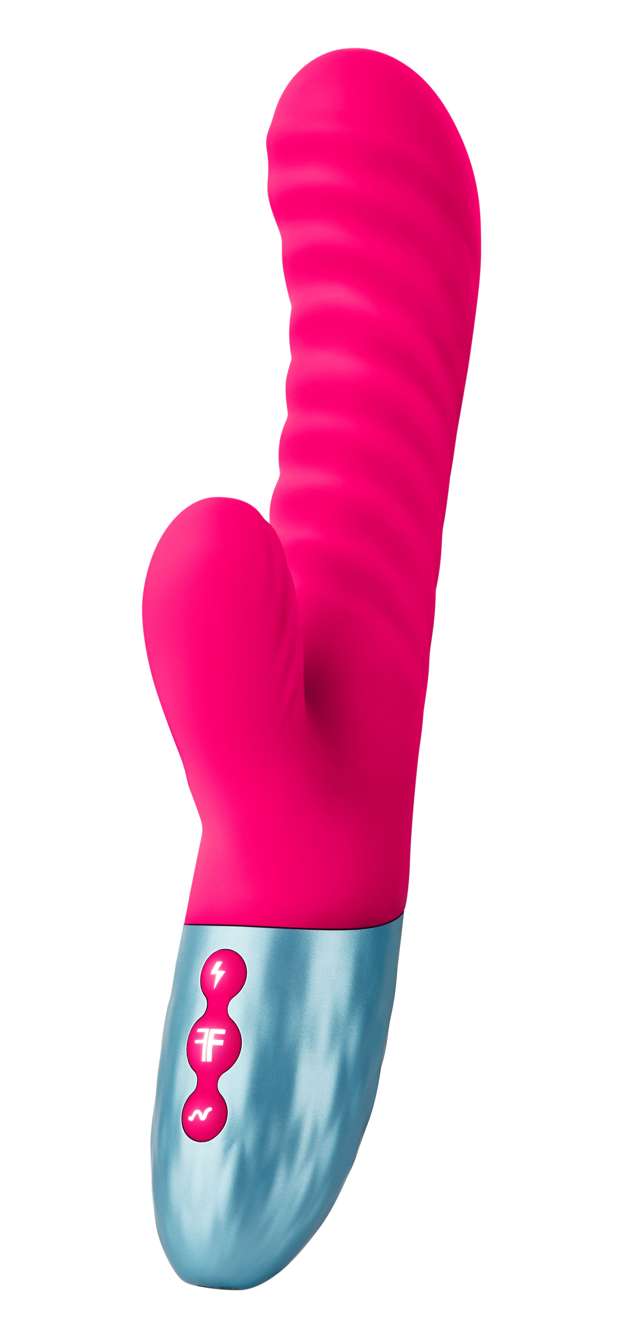 "Delola Liquid Silicone Rabbit - Pink FF-1027-01"