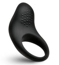 "Vibrating Silicone Cock Ring - Black BNG-AH884"