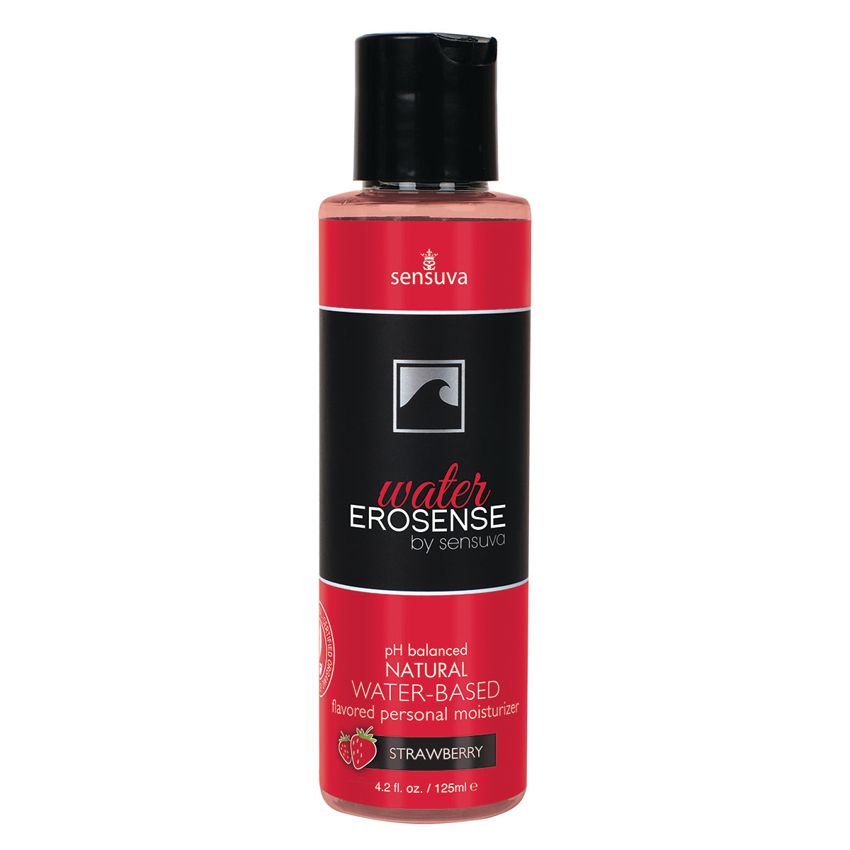 "Natural Water-Based Personal Moisturizer 4.23 Fl Oz. - Strawberry SEN-VL362"