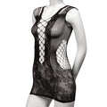 "Scandal Peek-a-Boo Mini Dress - One Size - Black SE2711803"