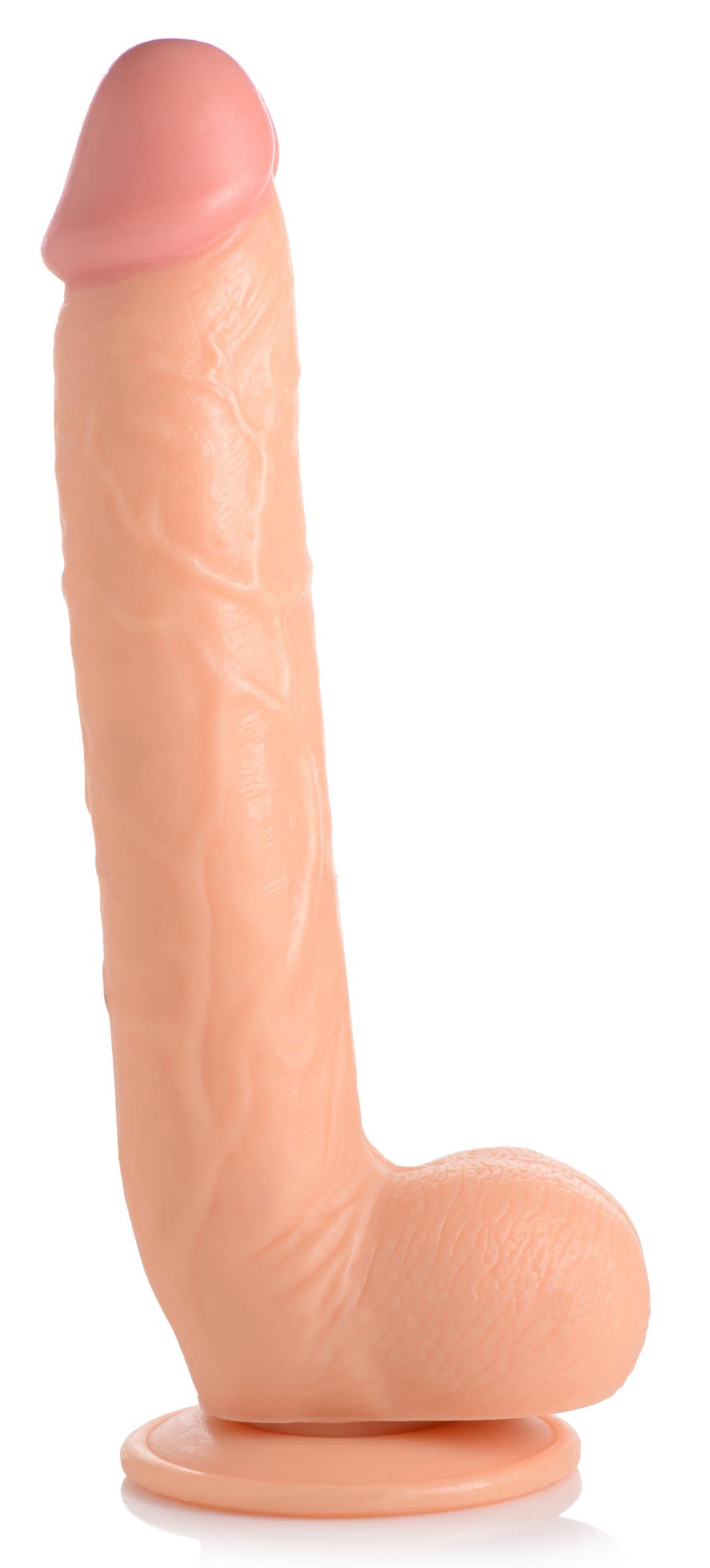 "Long Logan 10 Inch Dildo With Balls - Light MC-AG771-LHT"