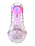 "Pdx Elite Viewtube XXL See-Thru Ez-Grip Led Stroker - Clear PDRD558-20"