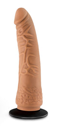 "Lock on - Hexanite - 7.5 Inch Dildo With Suction  Cup Adapter - Mocha BL-51337"