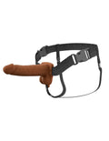 "Fantasy X-Tensions Elite 7 Vibrating Hollow Silicone Strap-on - Brown PD4171-29"