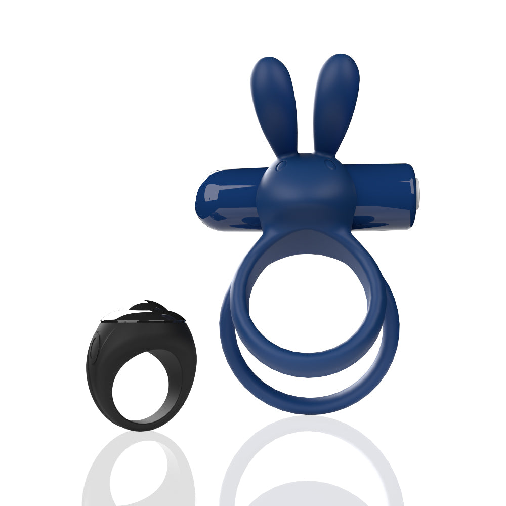 "Screaming O Remote Controlled Ohare XL Vibrating Ring - Blue SO-ARCHARXL-BU"