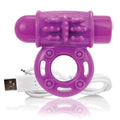 "Charged Owow Rechargeable Vibe Ring - Purple - 6  Count Box AOW-PU-110D"