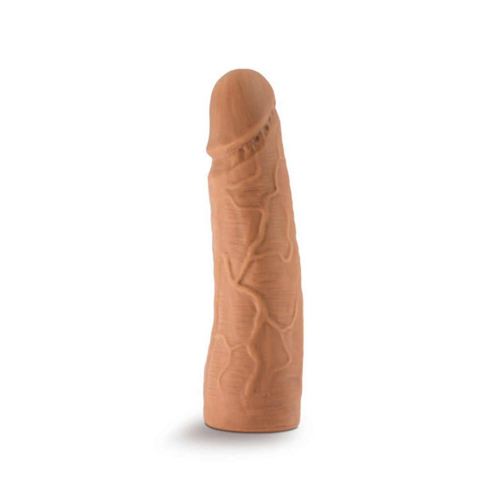 "Lock on - 7 Inch Realistic Lock on Dildo - Mocha BL-51377"