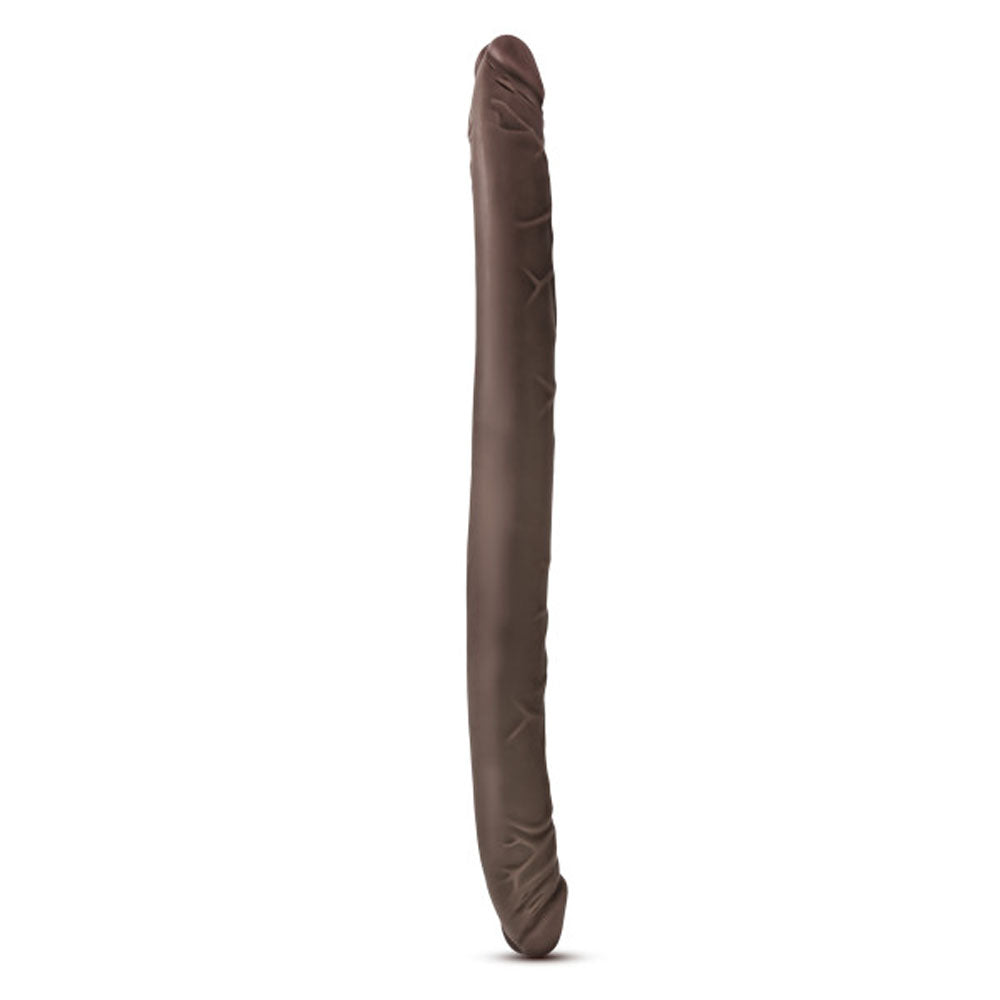 "Dr. Skin - 16 Inch Double Dildo - Chocolate BL-52016"