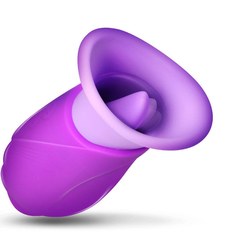 "Licking Violet Sucking and Licking Vibrator Purple LG-AH928"